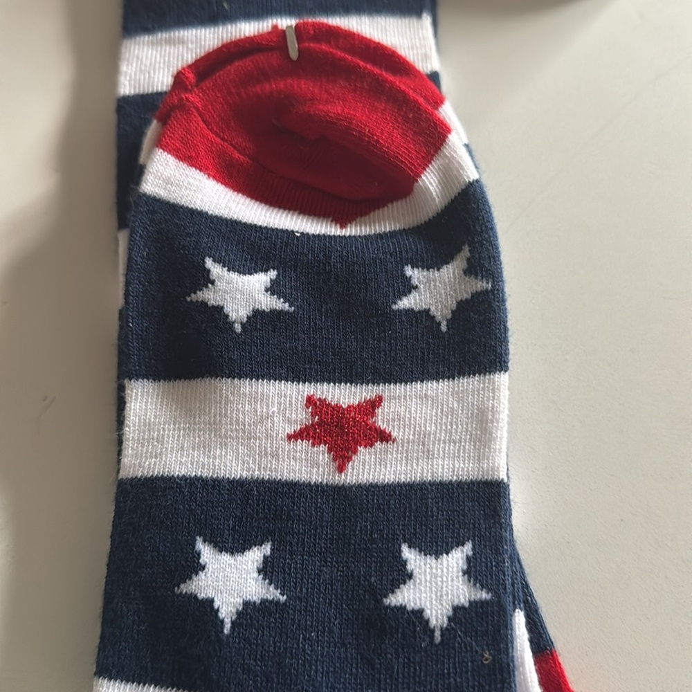 Patriotic over the knee socks - Picture 3 of 3